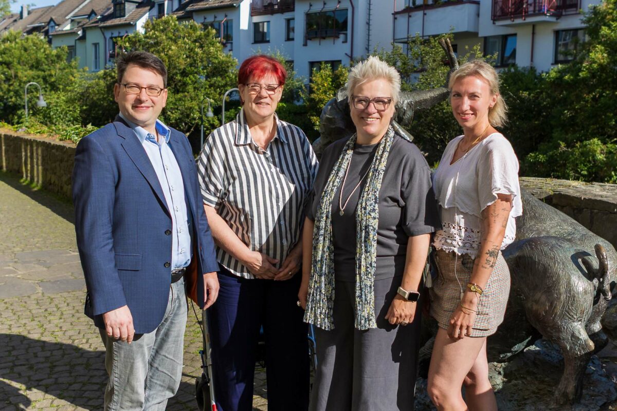 Der Vorstand von RUN: Christian Schneider, Birgit Nieckels, Birgit Kieslich und Daniela Ehlig-Zimmermann